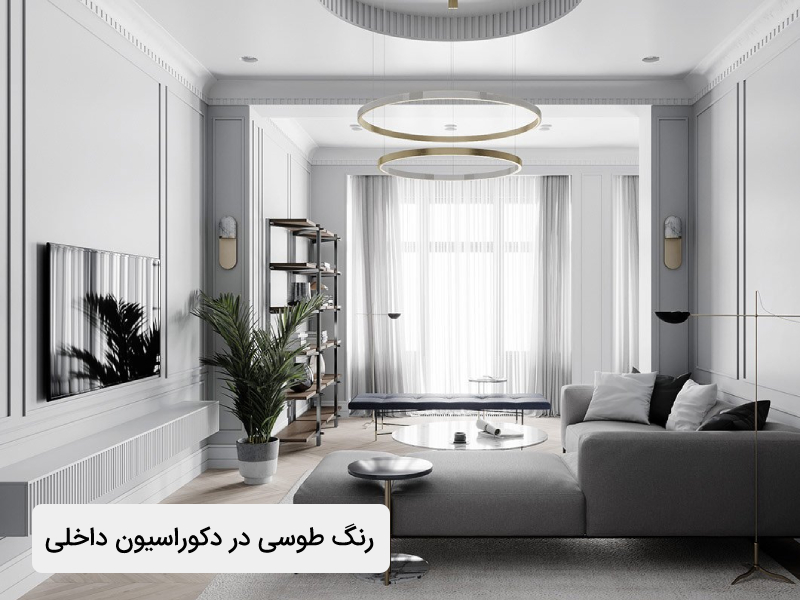 رنگ طوسی در دکوراسیون منزل