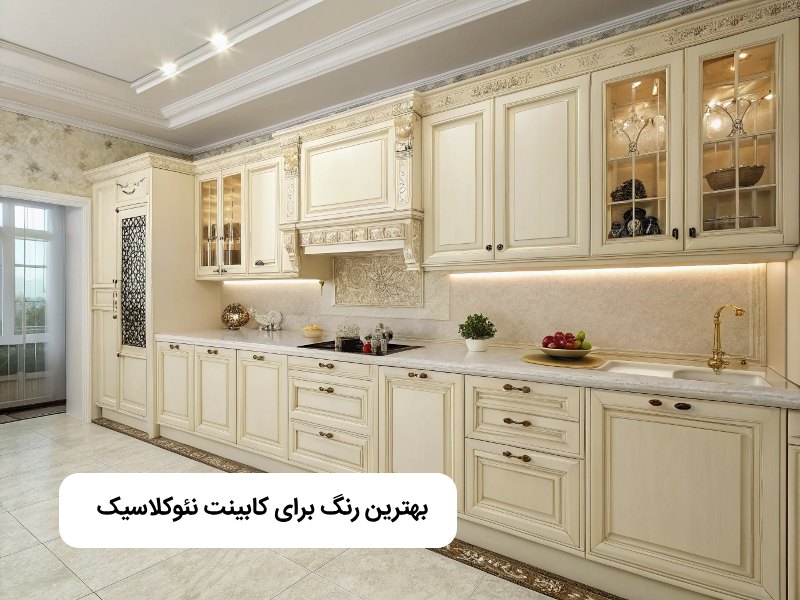 رنگ کابینت نئوکلاسیک