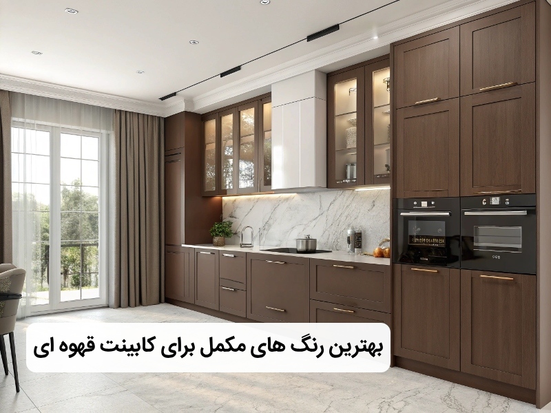 مکمل های کابینت قهوه ای