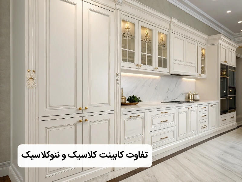 کابینت کلاسیک و نئوکلاسیک چه تفاوتی دارند؟