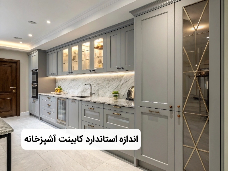 اندازه مناسب برای کابینت آشپزخانه